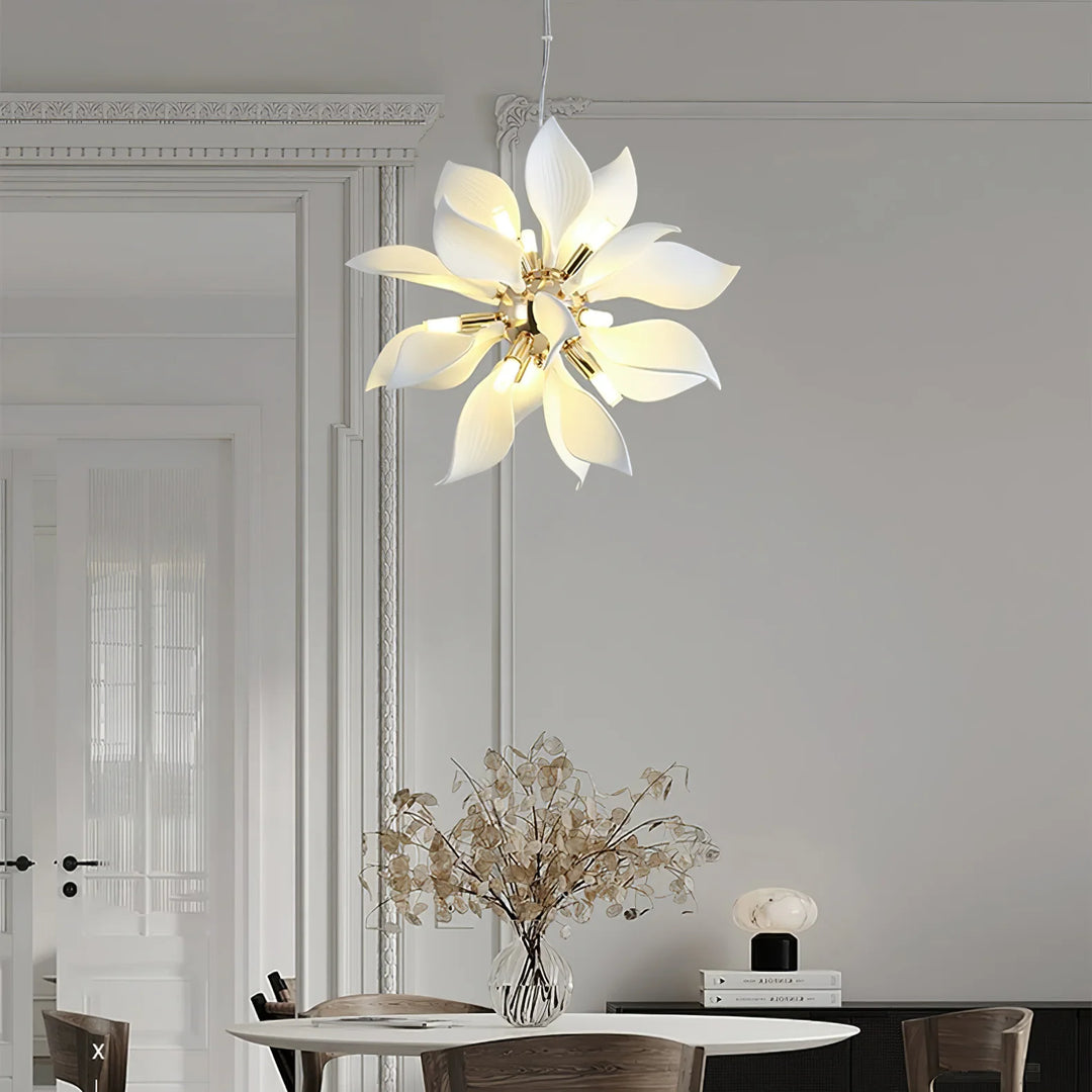 Ceramic Petals Blooming Chandelier 7