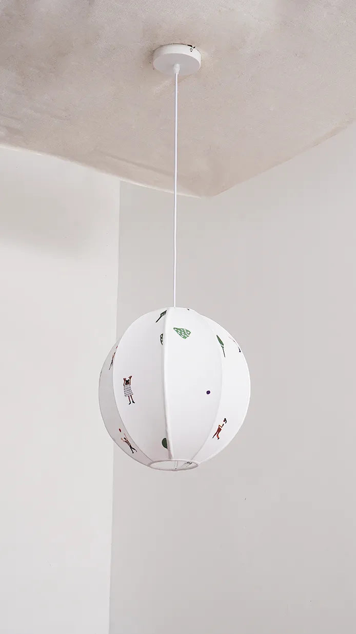 Children Embroidery Pendant Lamp New 7