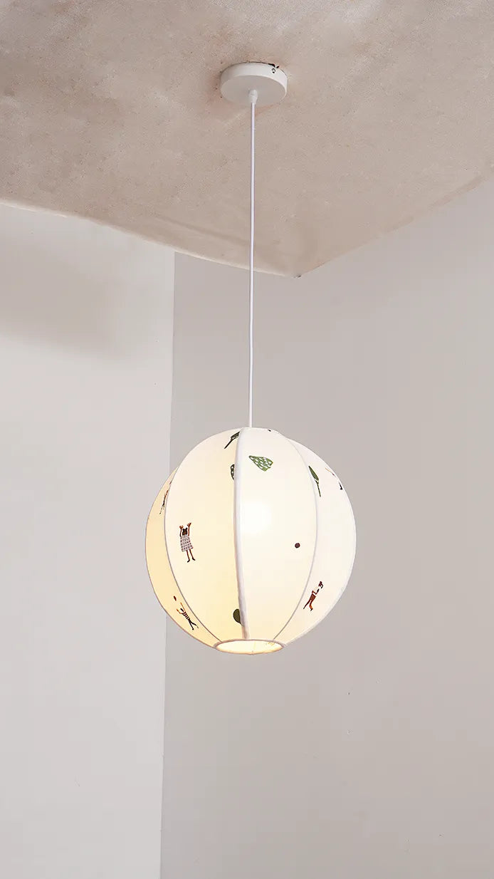 Children Embroidery Pendant Lamp New 8