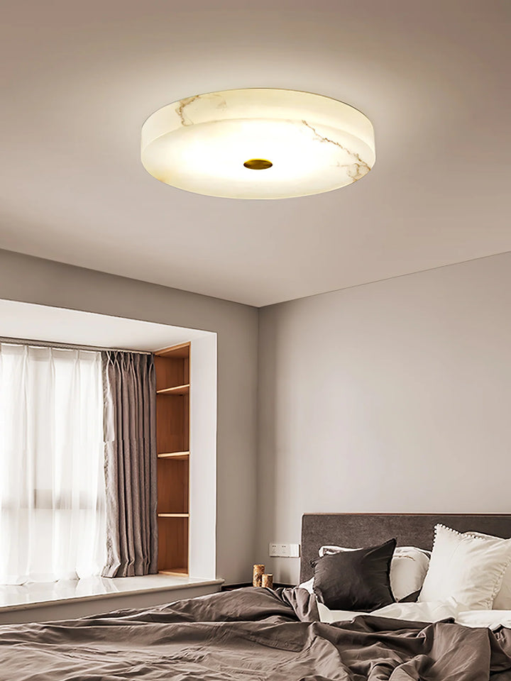 Circle Alabaster Ceiling Lamp A