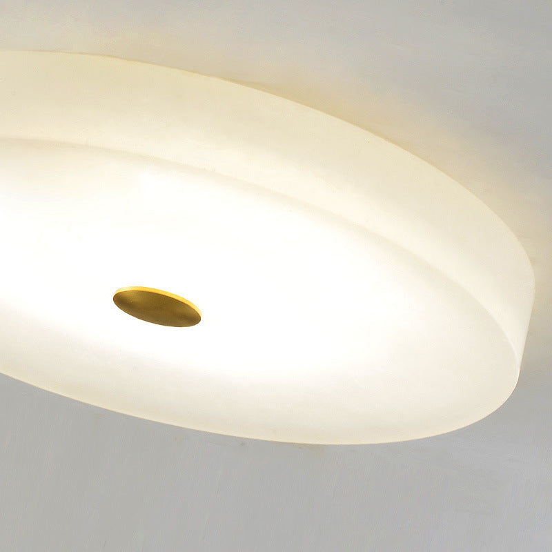 Circle Alabaster Ceiling Lamp C