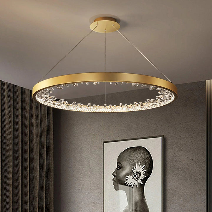 Circle Crystal Chandelier 3