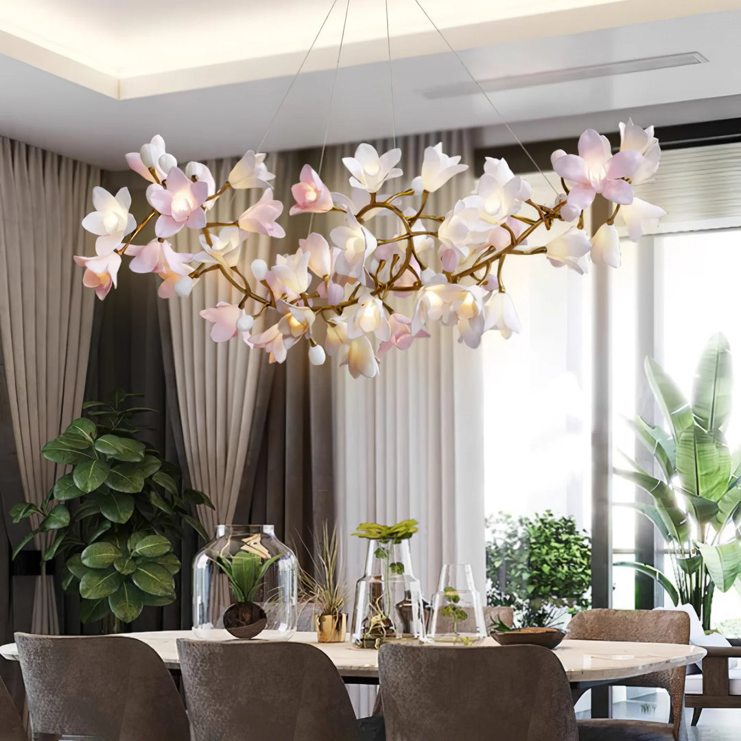 Circular Flower Blossom Chandelier 2