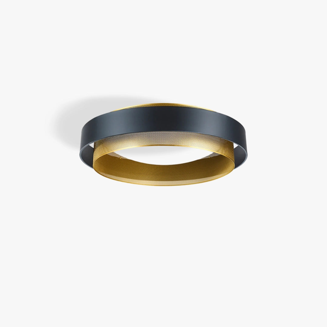 Circular LED Ceiling Light Black