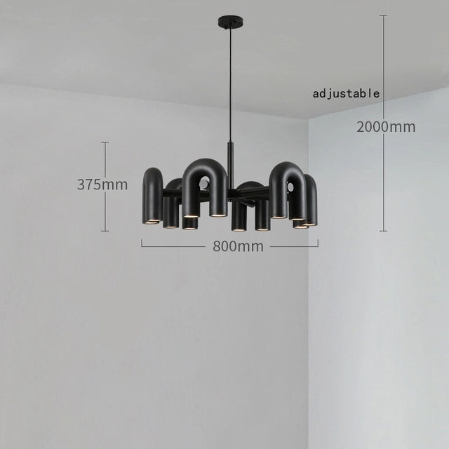 Cirkus Chandelier black 80cm