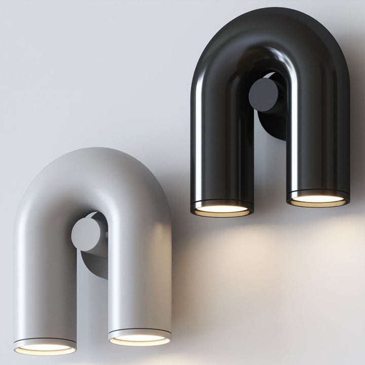 Cirkus Wall Lamp with black and gray
