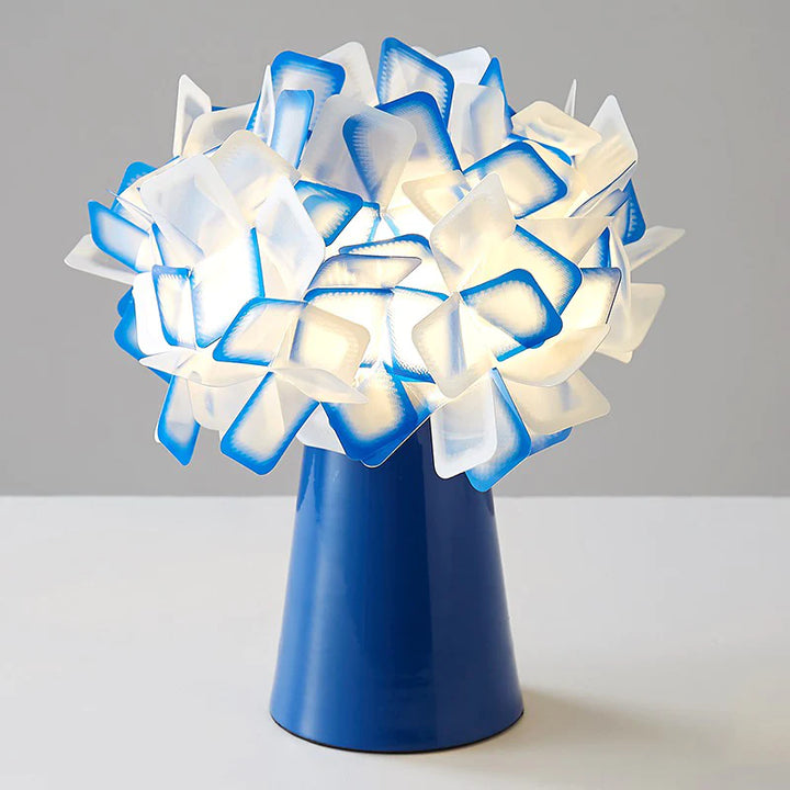 Clizia Flower Table Lamp Blue