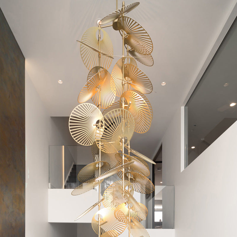 Cluster Leaf Chandelier 4