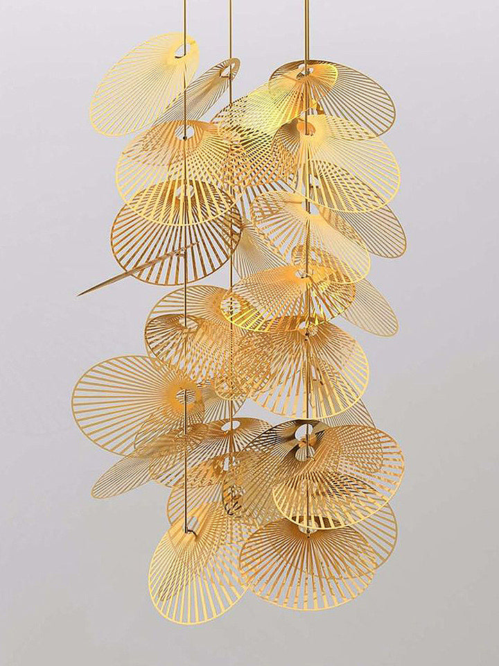 Cluster Leaf Chandelier 7