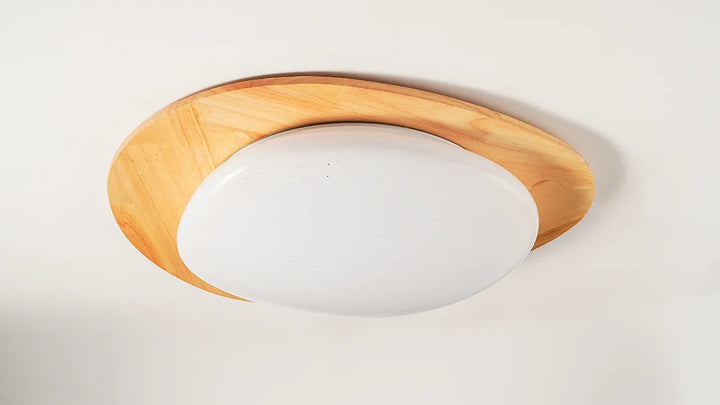 Cobblestone Wooden Ceiling Lamp New 1