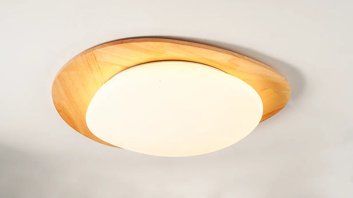 Cobblestone Wooden Ceiling Lamp New 2