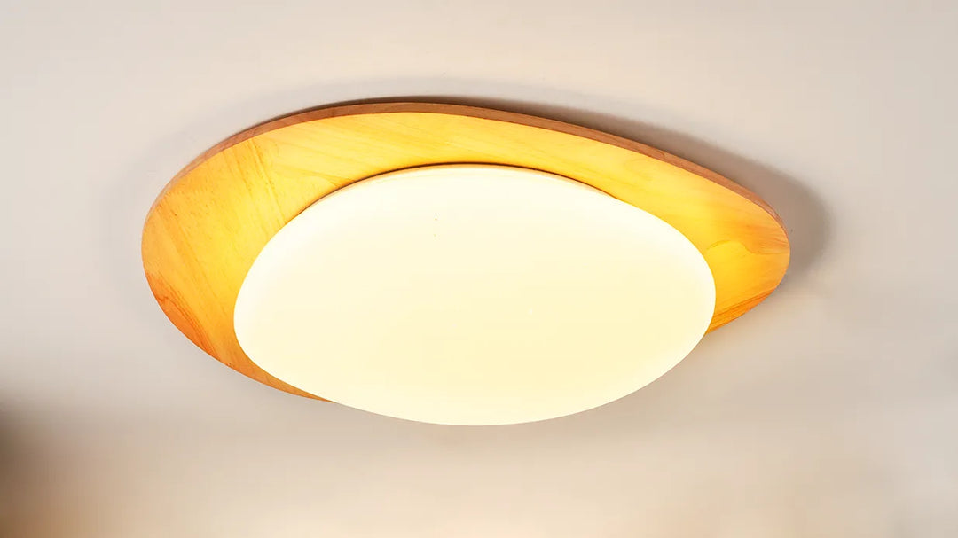 Cobblestone Wooden Ceiling Lamp New 3