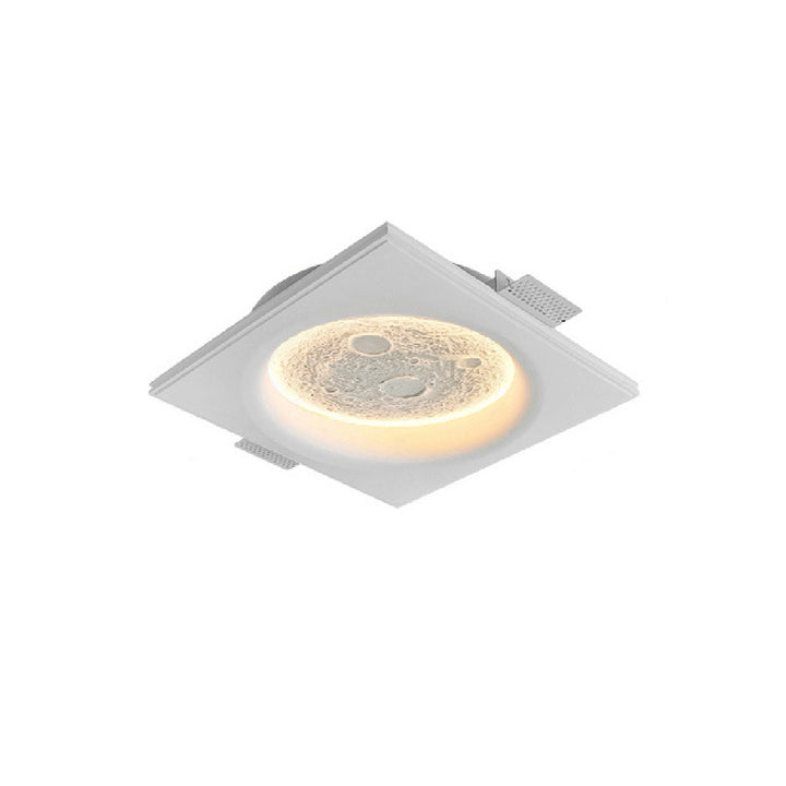 Concealed Moon Plaster Wall Lamp