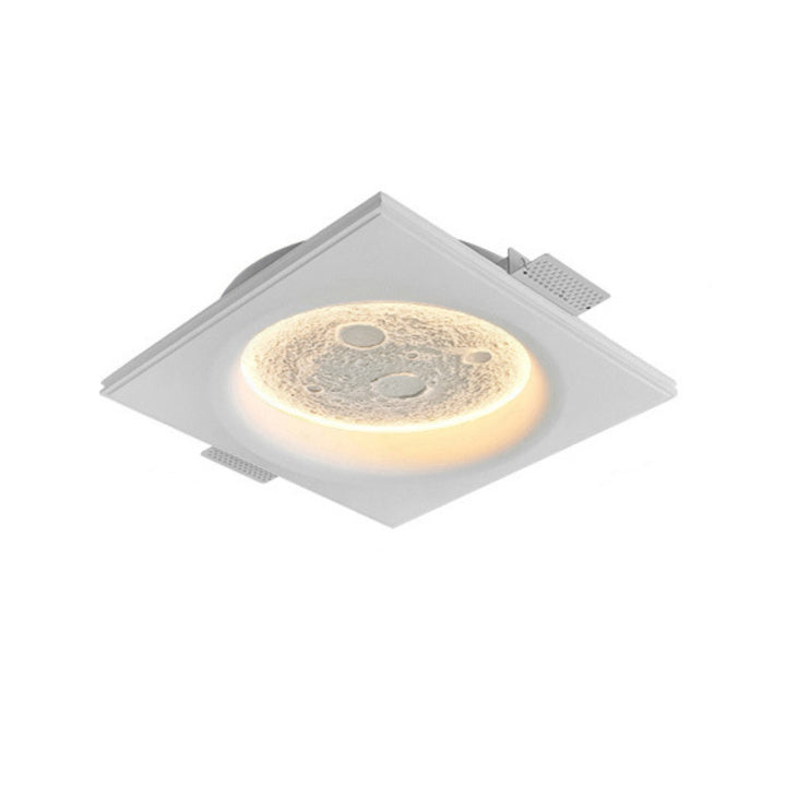 Concealed Moon Plaster Wall Lamp