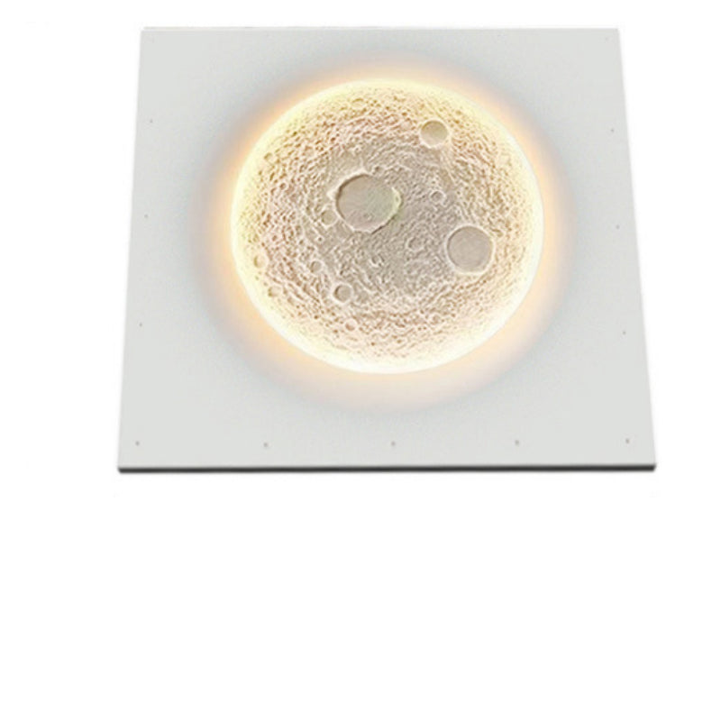 Concealed Moon Plaster Wall Lamp