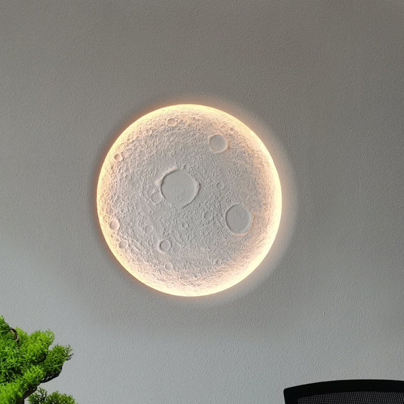 Concealed Moon Plaster Wall Lamp