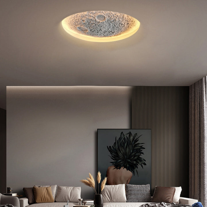 Concealed Moon Plaster Wall Lamp