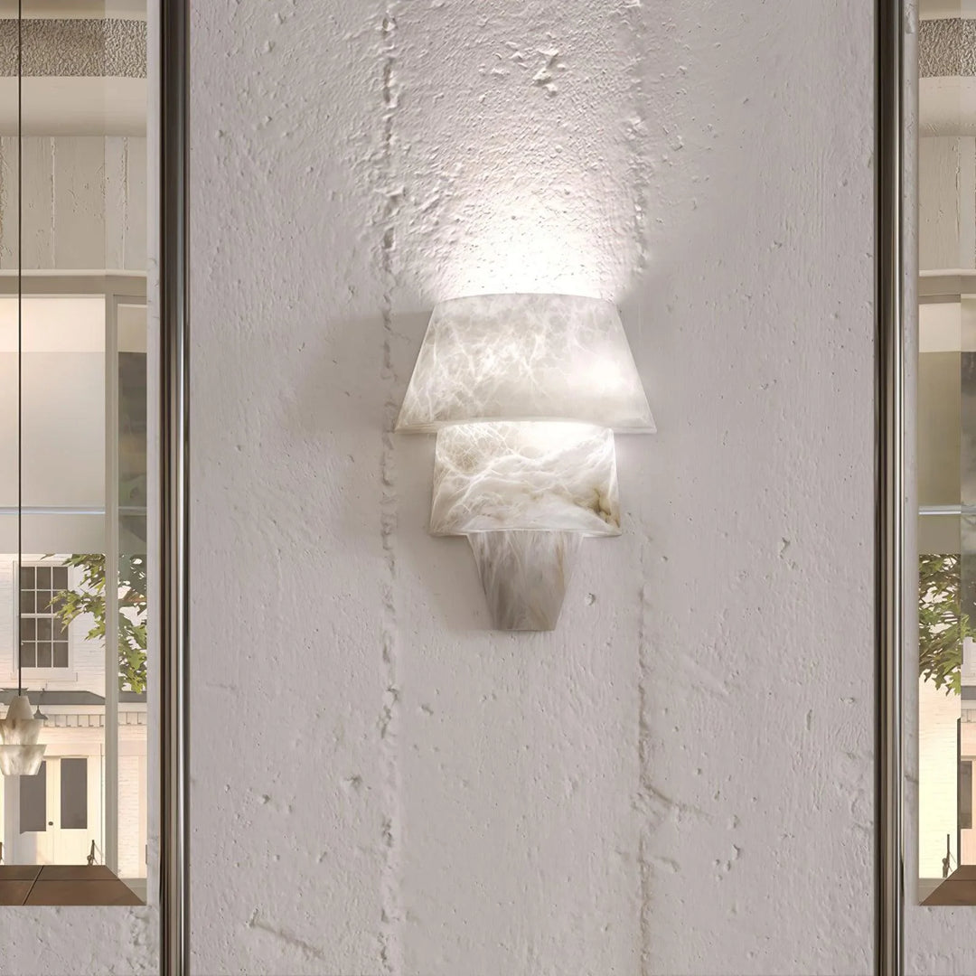 Cone Snow Stone Wall Lamp