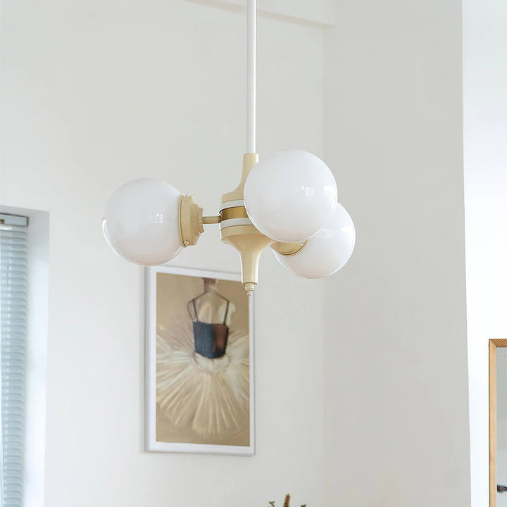 Cream Ball Chandelier 10