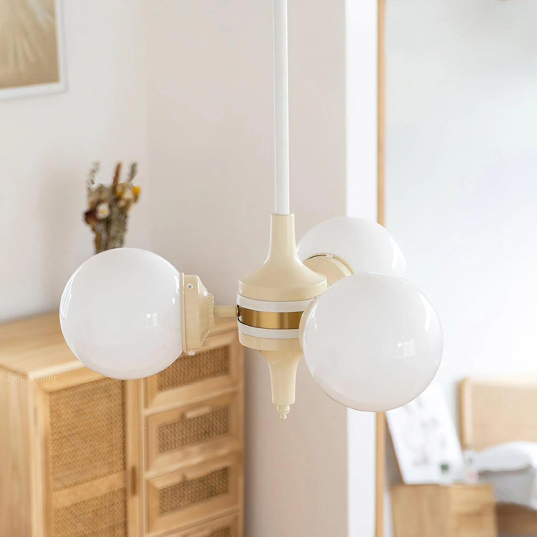 Cream Ball Chandelier 11