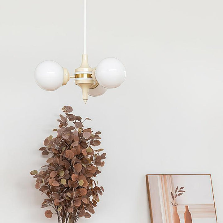 Cream Ball Chandelier 16