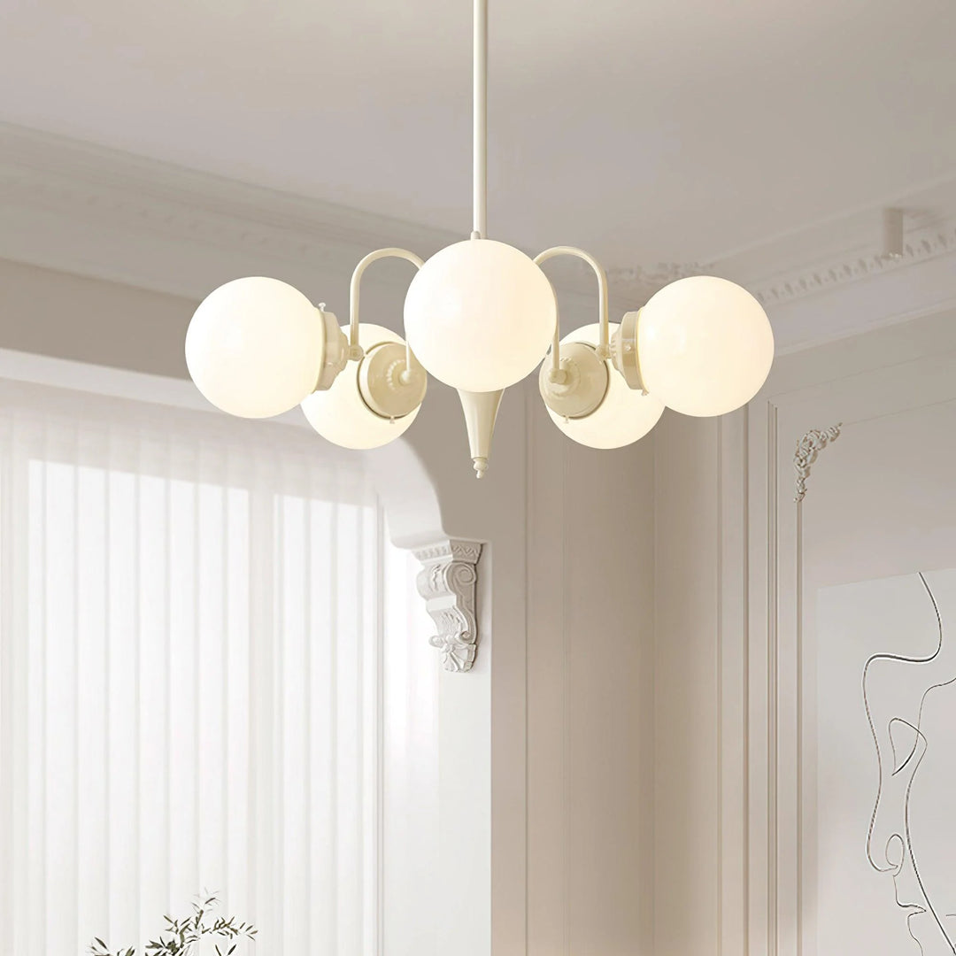 Cream Ball Chandelier 17