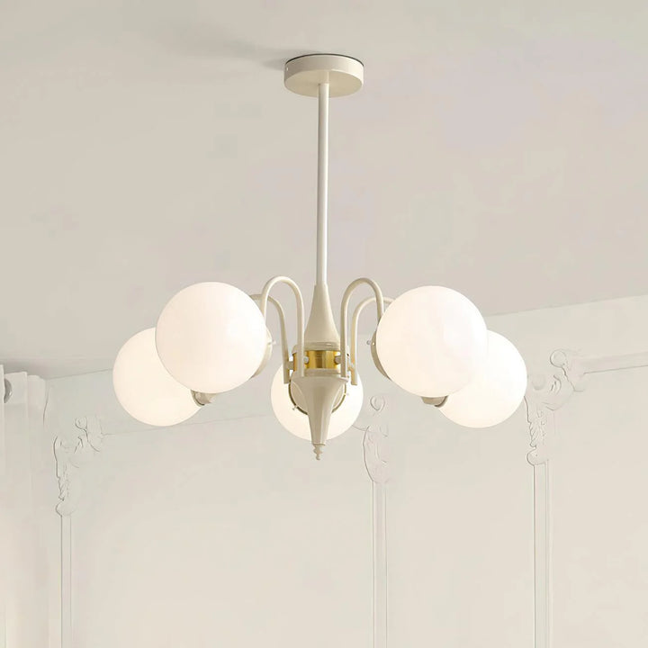 Cream Ball Chandelier 18