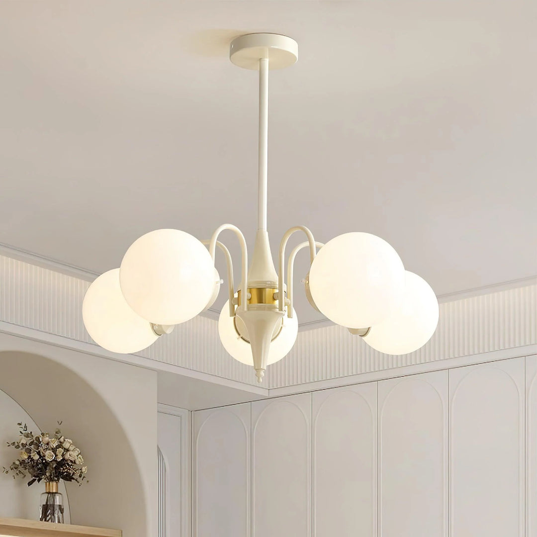 Cream Ball Chandelier 19