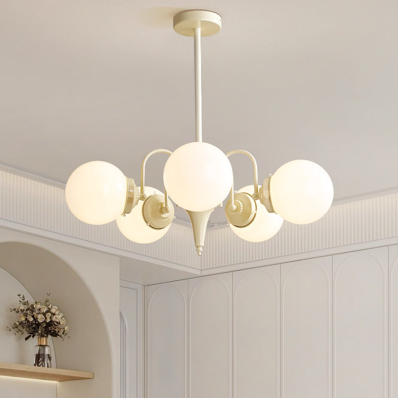 Cream Ball Chandelier 20