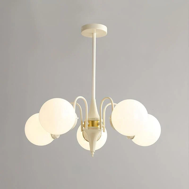 Cream Ball Chandelier 3