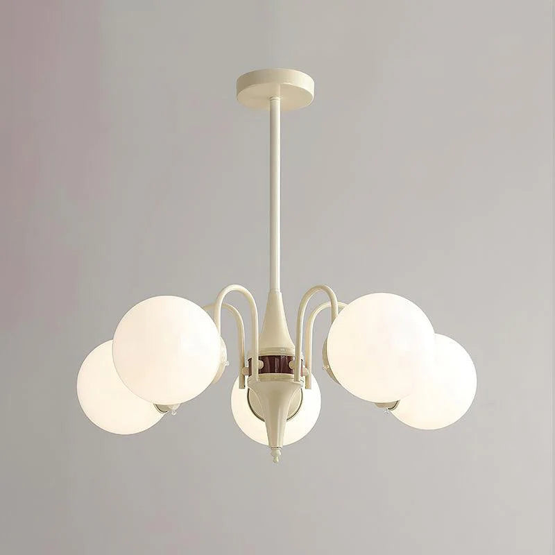 Cream Ball Chandelier 4