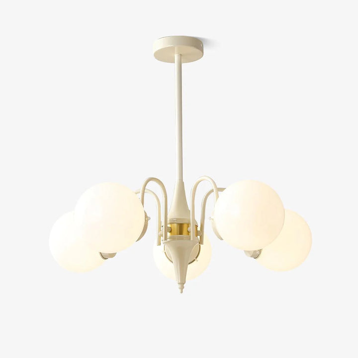 Cream Ball Chandelier 5