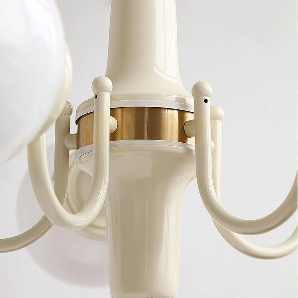 Cream Ball Chandelier 6