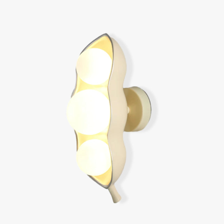 Cream Pea Wall Lamp