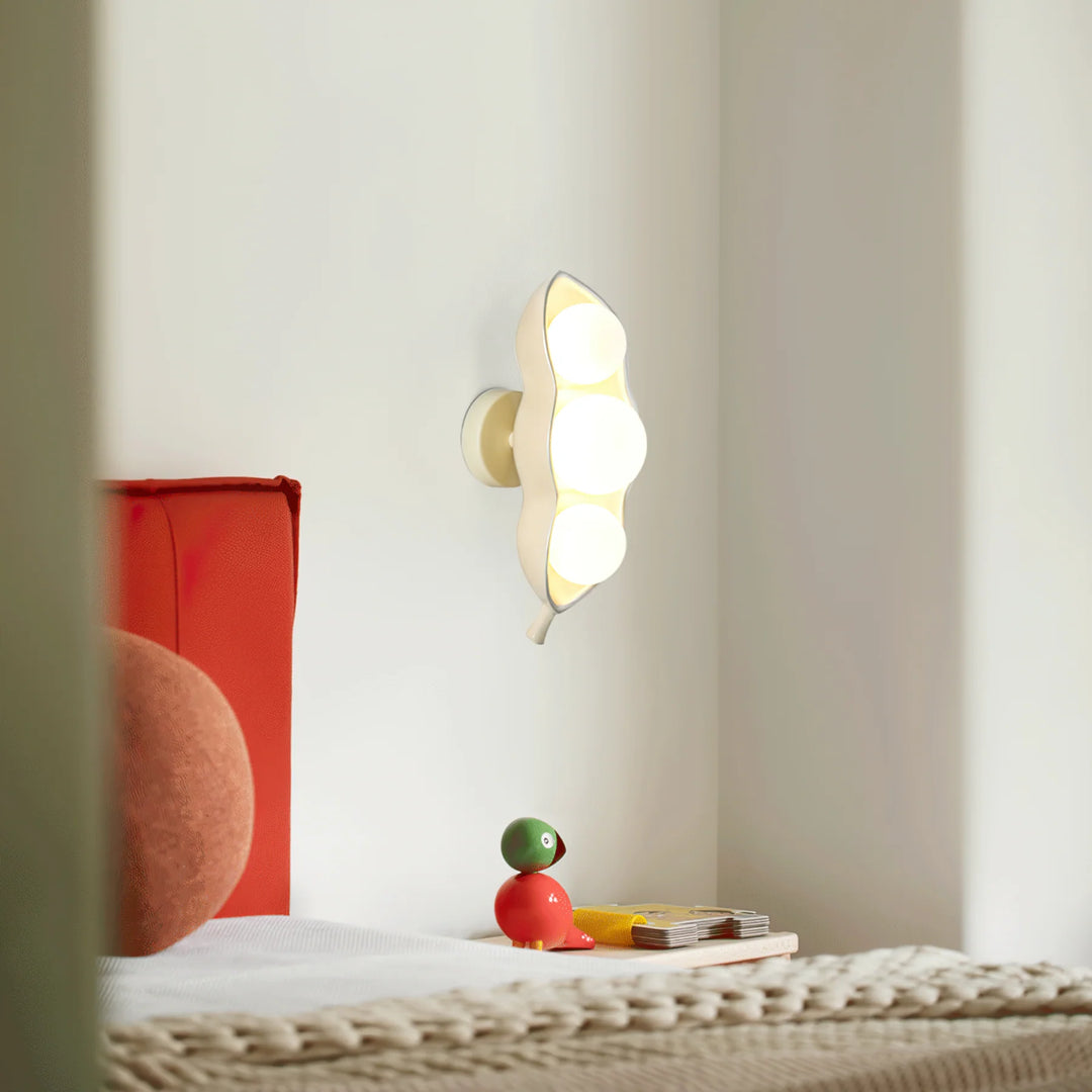 Cream Pea Wall Light 2