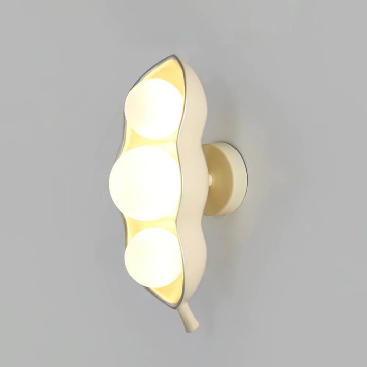 Cream Pea Wall Light Cream Color