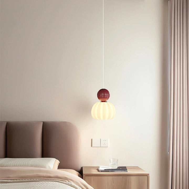 Cream Pum pkin Pendant Light 9