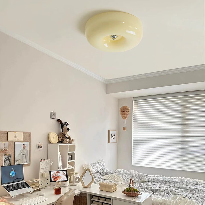 Cream Round Ceiling Light 3