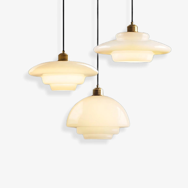 Cream UFO Pendant Light