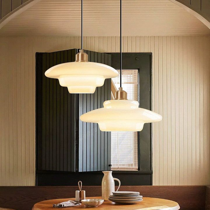 Cream UFO Pendant Light 12