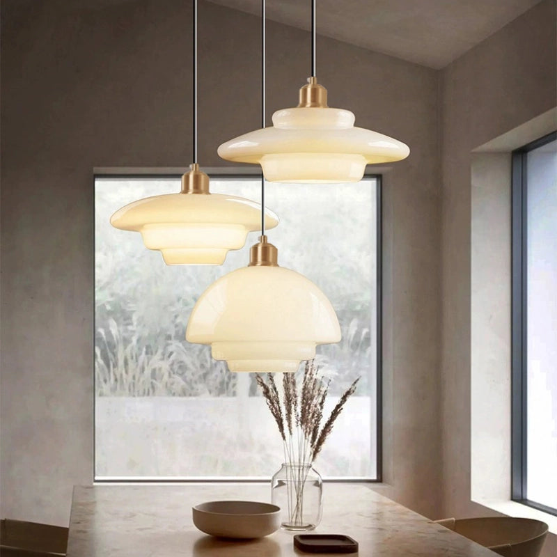 Cream UFO Pendant Light 14