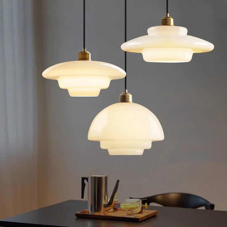 Cream UFO Pendant Light 4