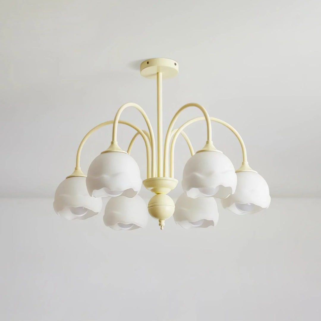 Creamy Glass Chandelier 10