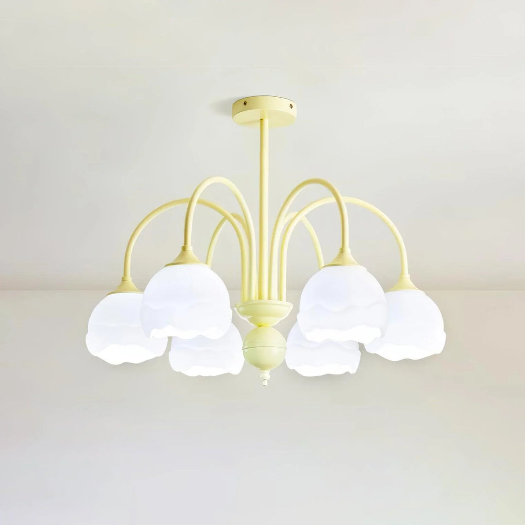 Creamy Glass Chandelier 11