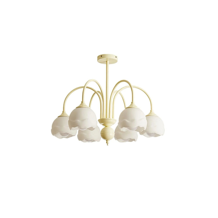 Creamy Glass Chandelier 2