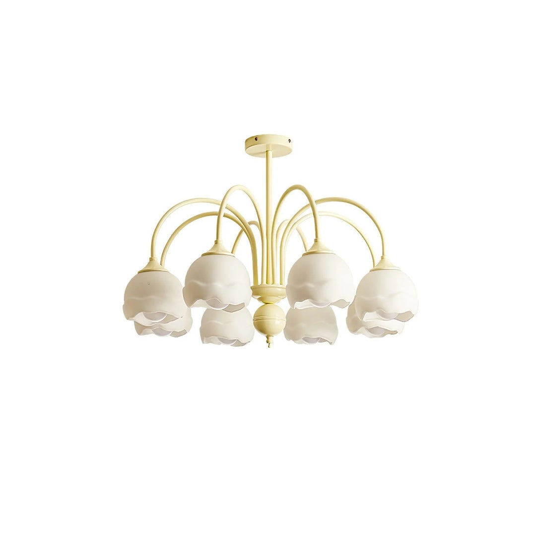 Creamy Glass Chandelier 3