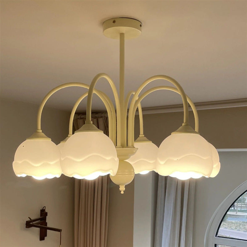 Creamy Glass Chandelier 5