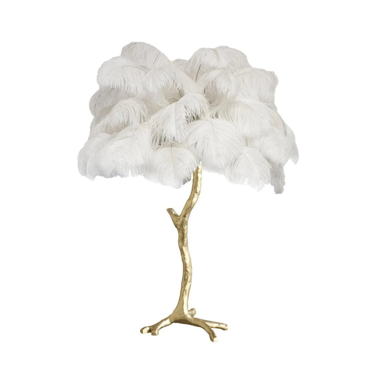 Creative Ostrich Feather Table Lamp-12