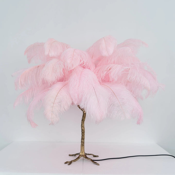Creative Ostrich Feather Table Lamp-15