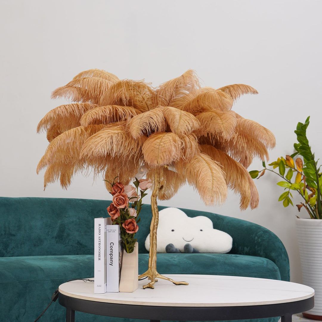 Creative Ostrich Feather Table Lamp-28